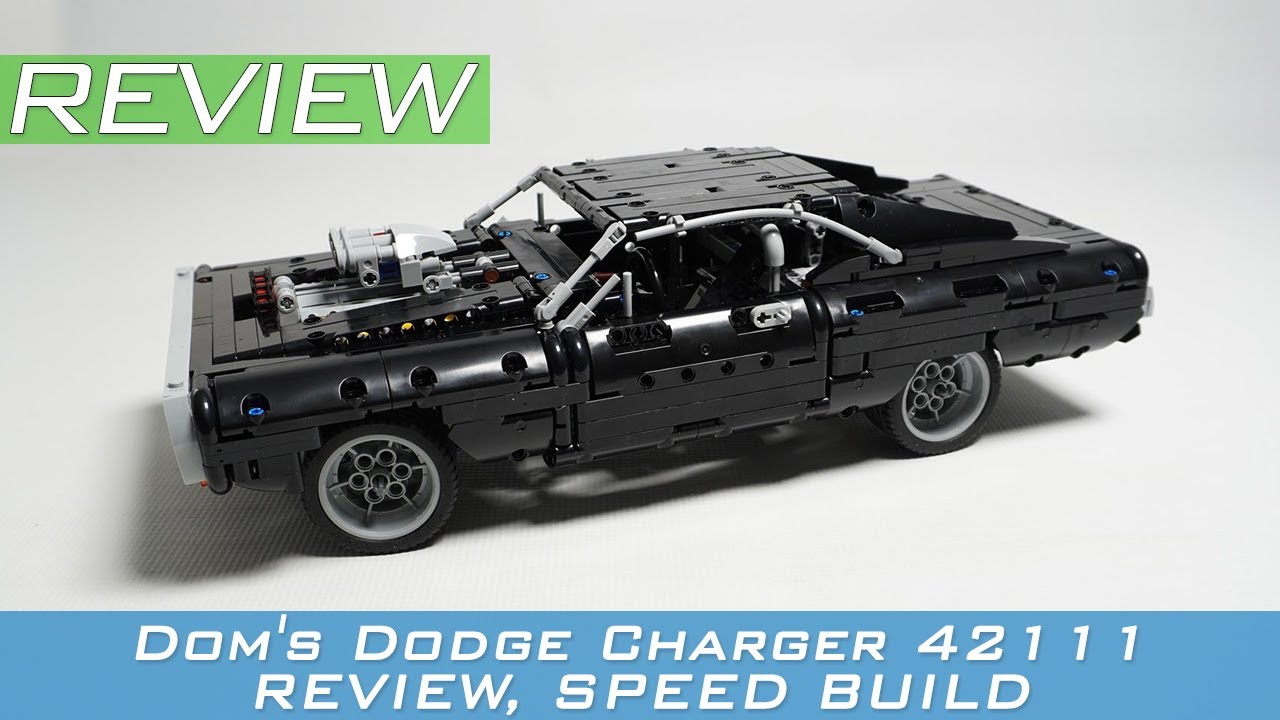 Dom's Dodge Charger LEGO Technic 42111 REVIEW, SPEED BUILD