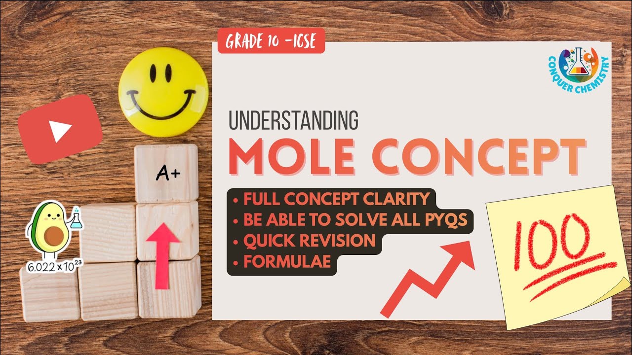 Mole Concept and Stoichiometry Complete Chapter One Shot 🧪⚡️| ICSE Class 10 | Chemistry 