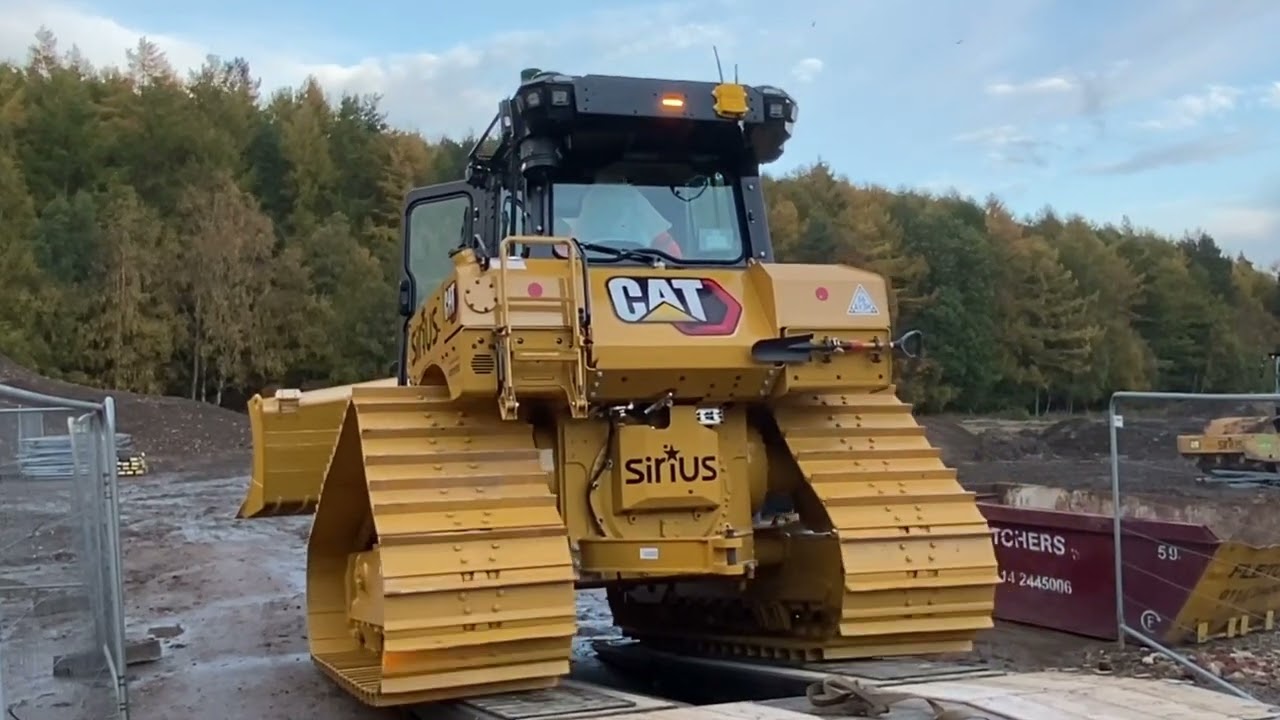 Worlds first CAT D6XE Electric Drive Dozer arrives on site for The Sirius Group