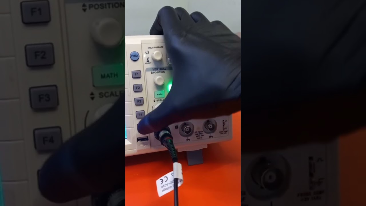 Transformer AC Signal reading with Oscilloscope
