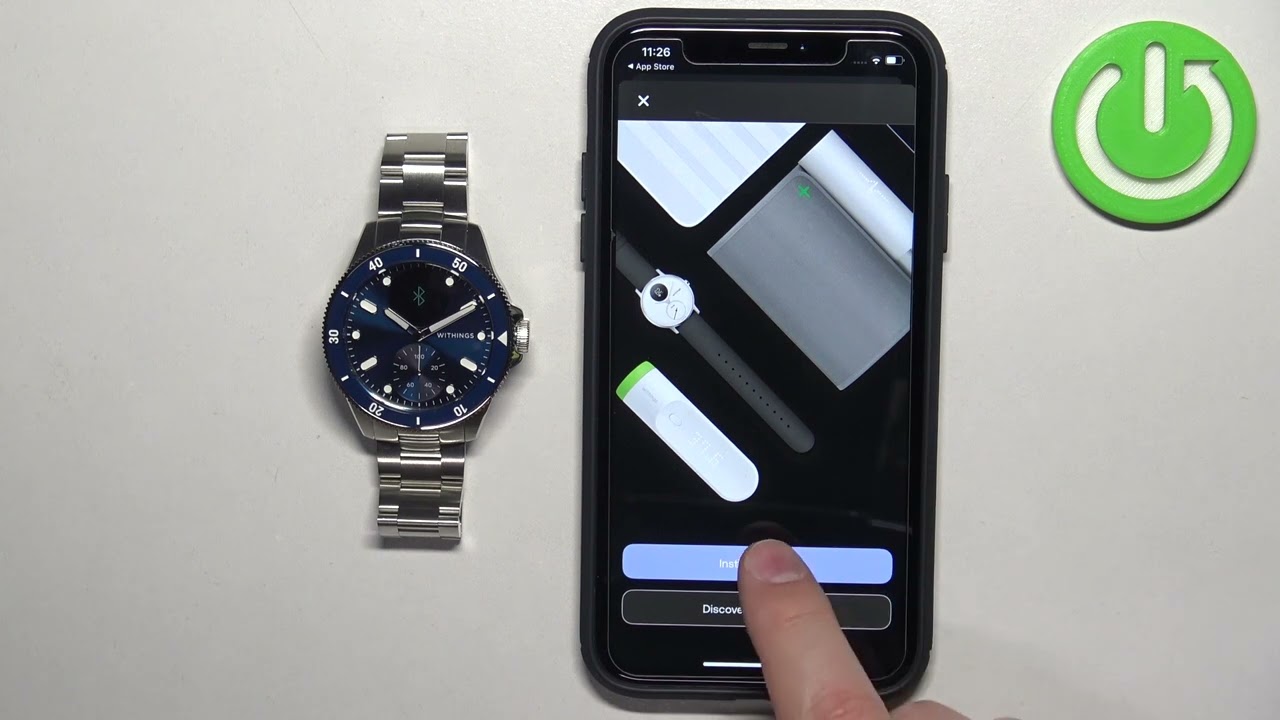 Как подключить WITHINGS ScanWatch Nova к iPhone