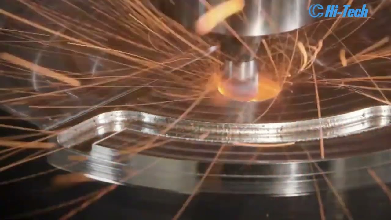 High speed roughing in HRSA with ceramic CoroMill