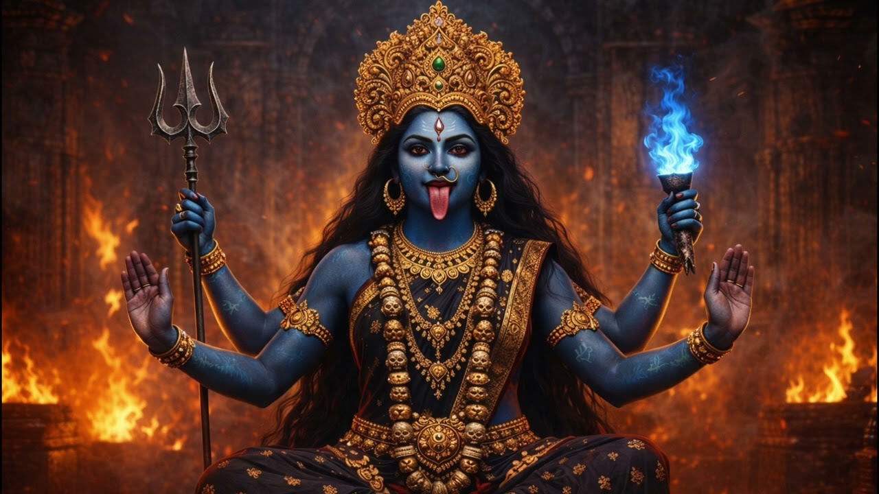 FEEL MAA KAALI'S PRESENCE | Kali Gayatri & Shakti Mantra | Calm Deep Meditation
