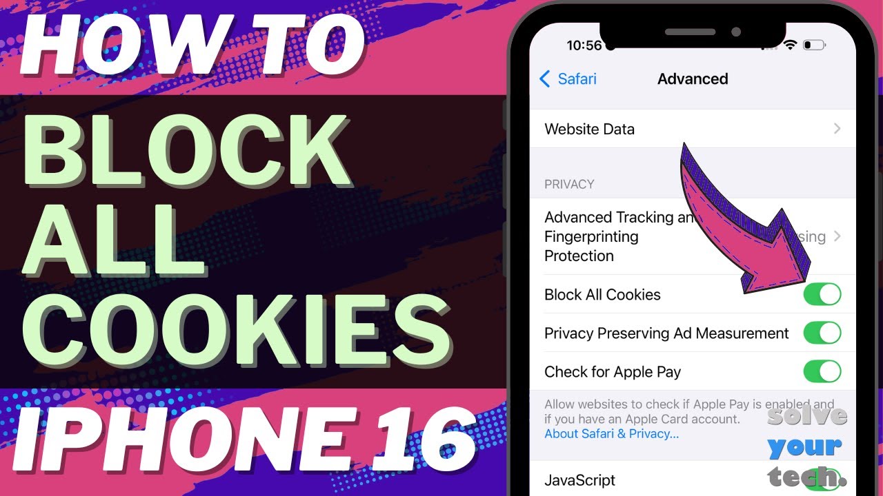 How to Block All Cookies on iPhone 16
