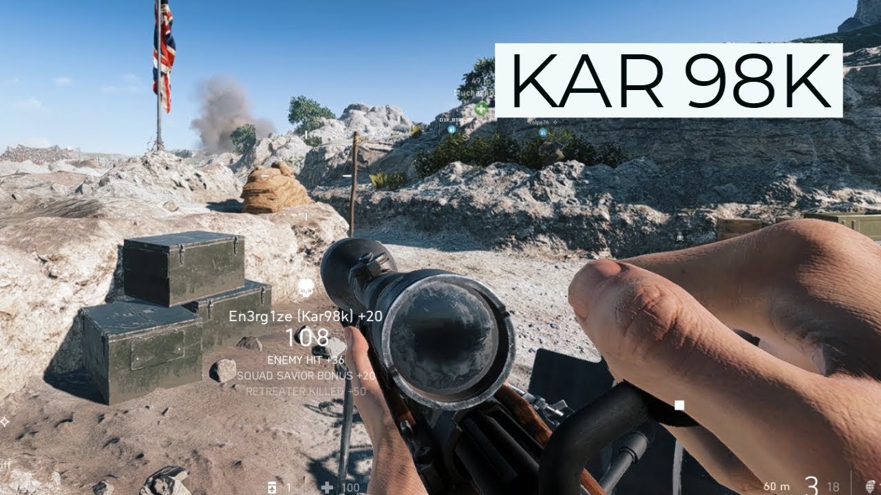 Kar98 im Angriff auf Hamada - Battlefield V Breakthrough