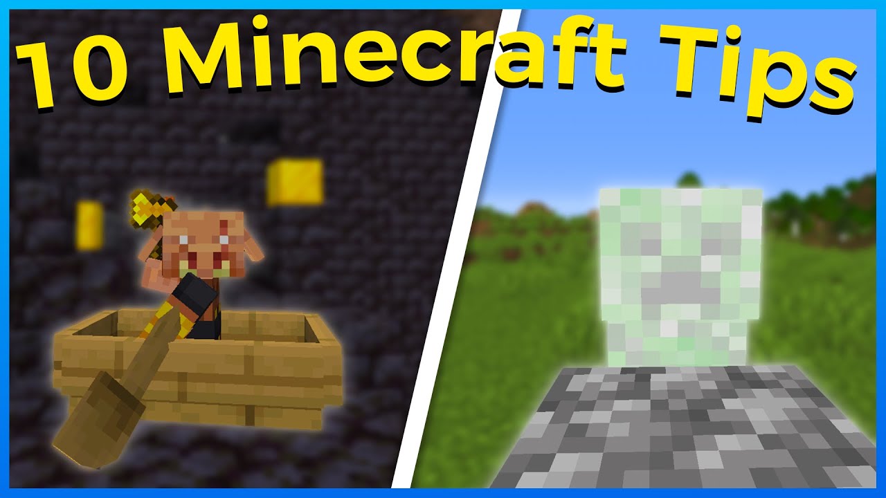 10 EASY TIPS And TRICKS For Minecraft! Java Edition 1.16+