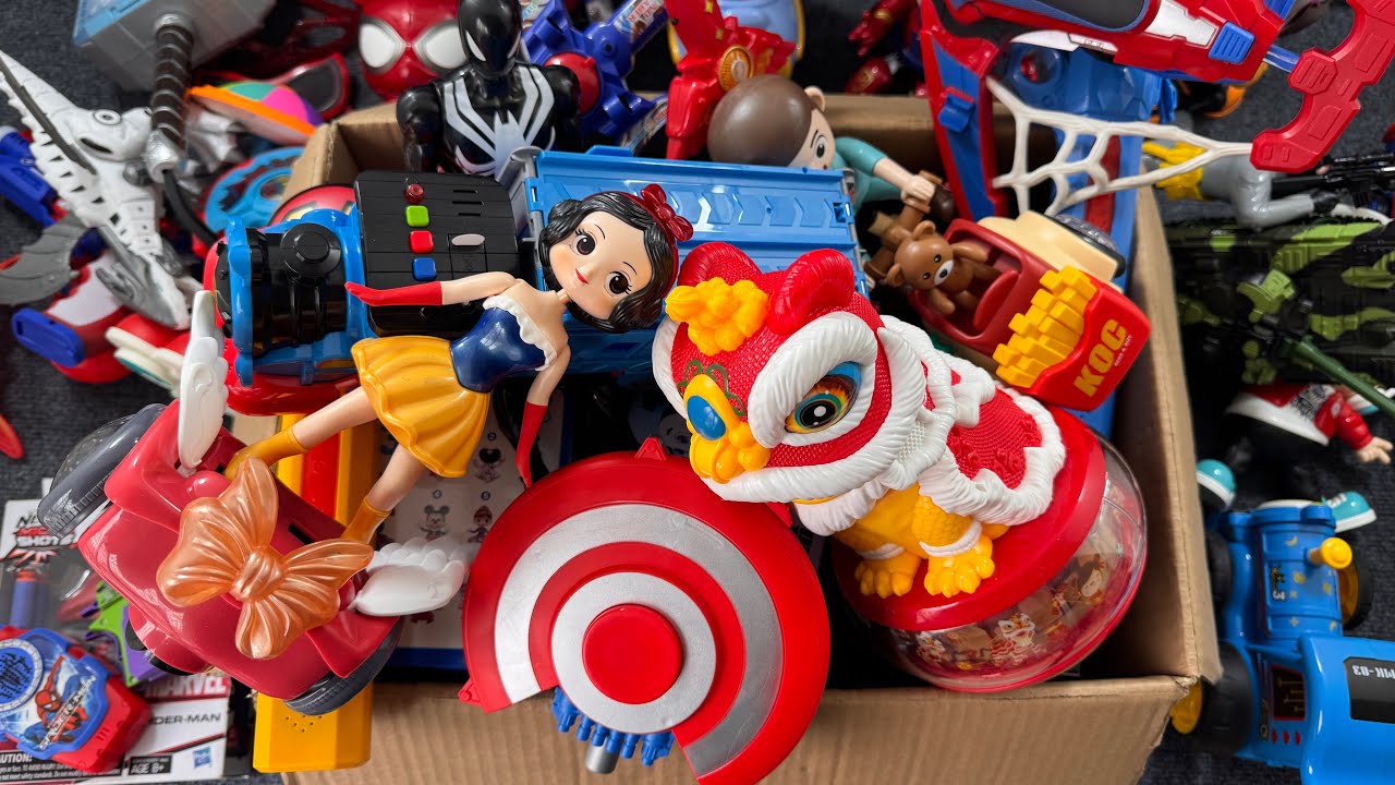 Toy ASMR,12:13 minutes satisfying with unboxing,Marvel toys,Collection ASMR | Review toys