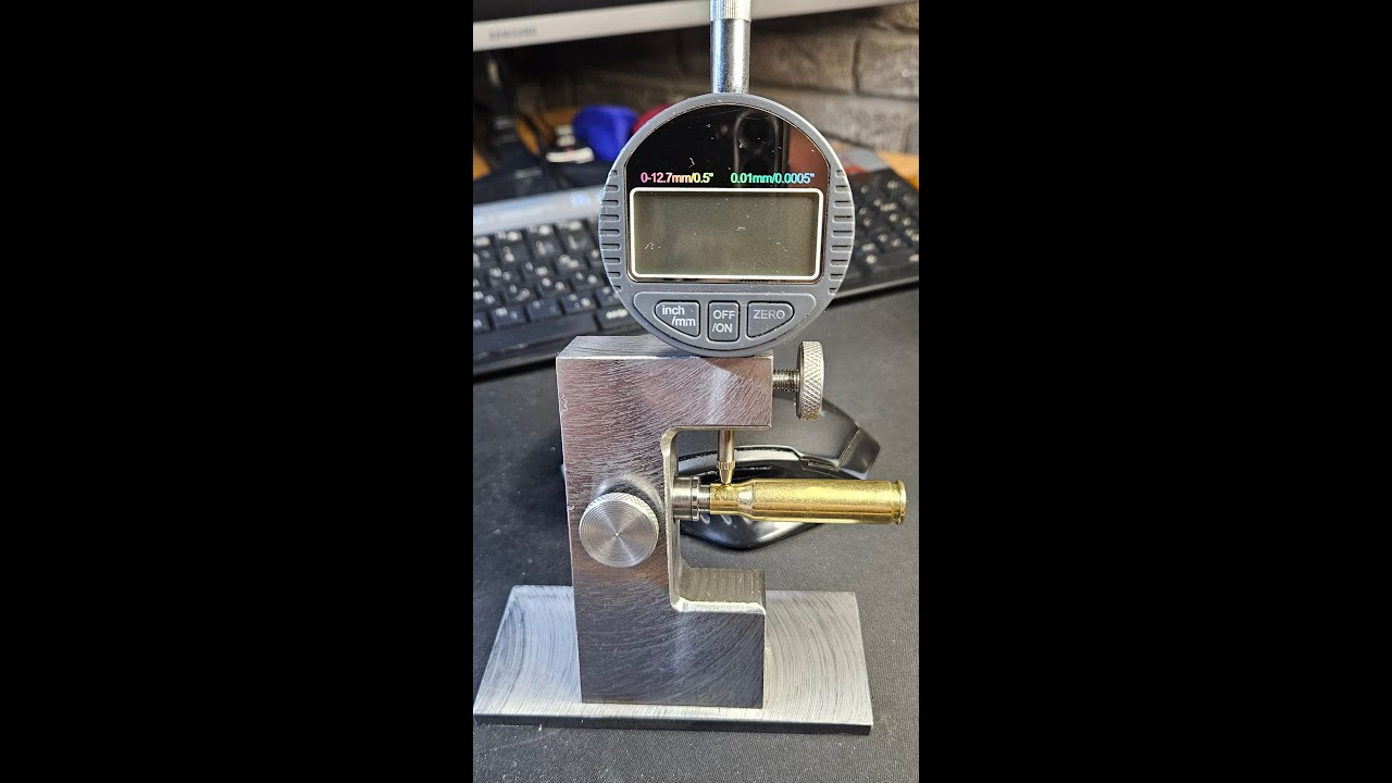 изготовление стенда для проверки толщины стенки дульца гильзы