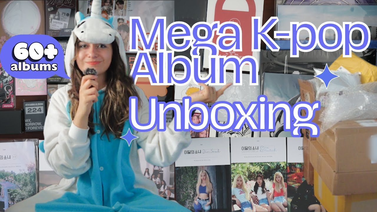 MEGA Kpop album unboxing(BTS, RV, Dreamcatcher, Loona, and many more!)