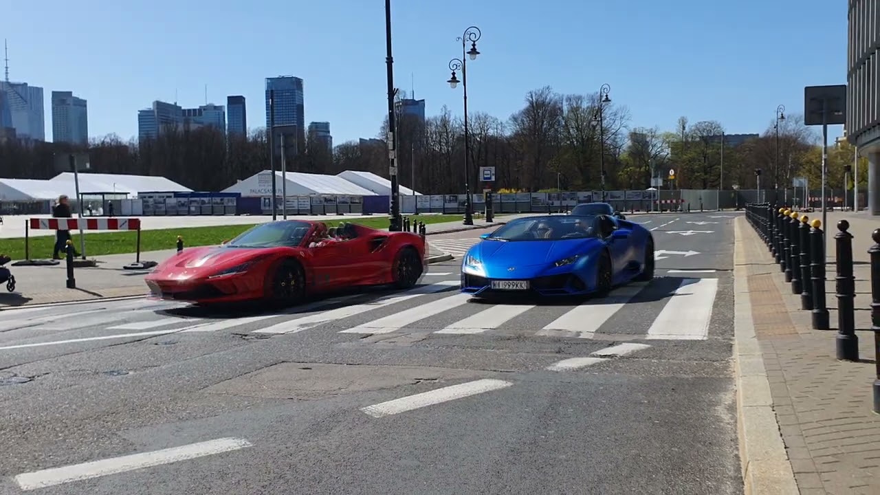 A Day Of CarSpotting In Warsaw Vol 2 | #ferrari #lamborghini #porsche #astonmartin #bmw #amg #cars