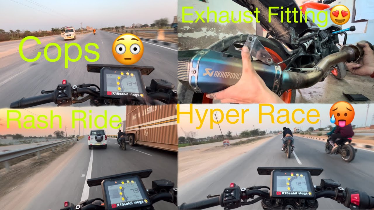 Hyper Ride With Group | Hyper Highway Ride | Loud Exhaust Sound | Ktm Duke 250 Gen3 | R15v4 | Mt15