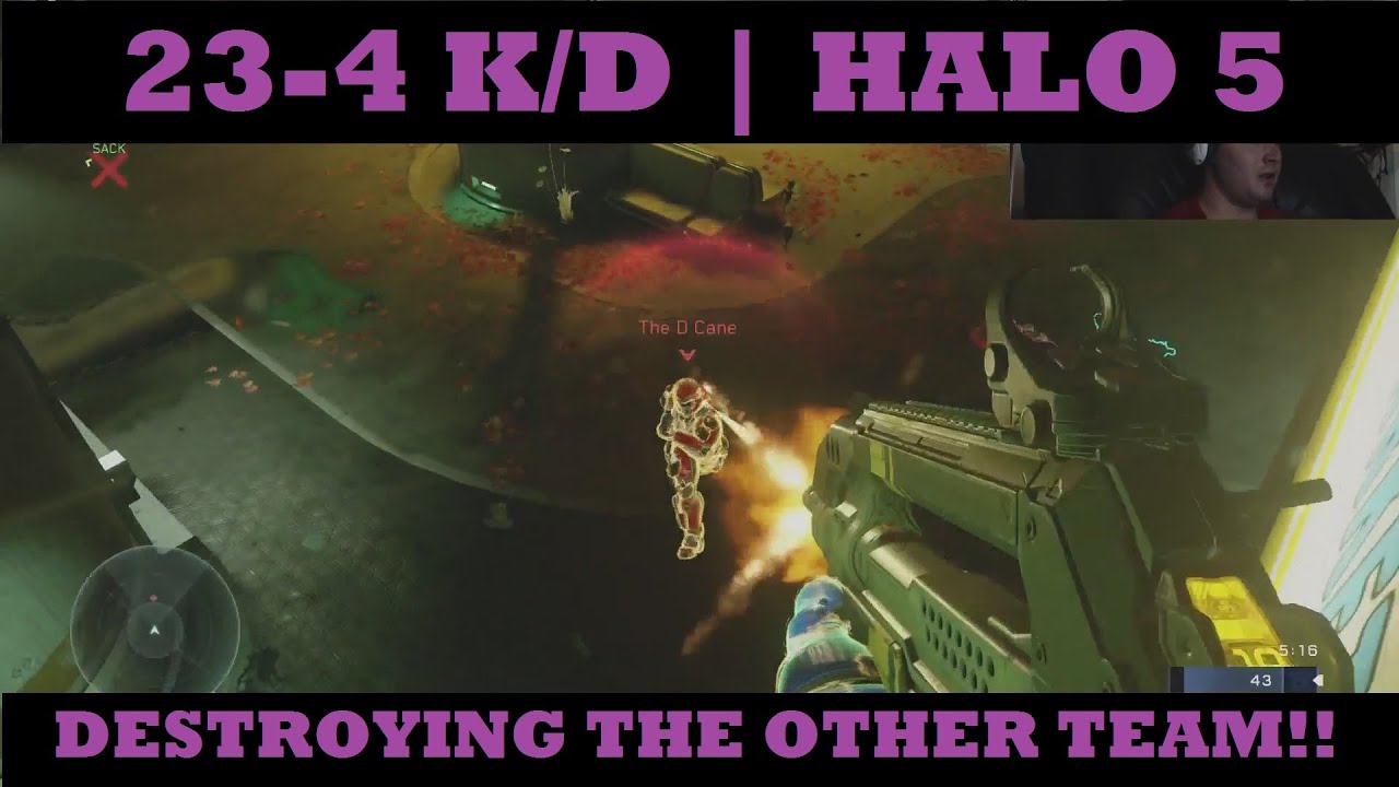23-4 K/D & DESTROYING IN HALO 5!! | GUNNERS ALIVE