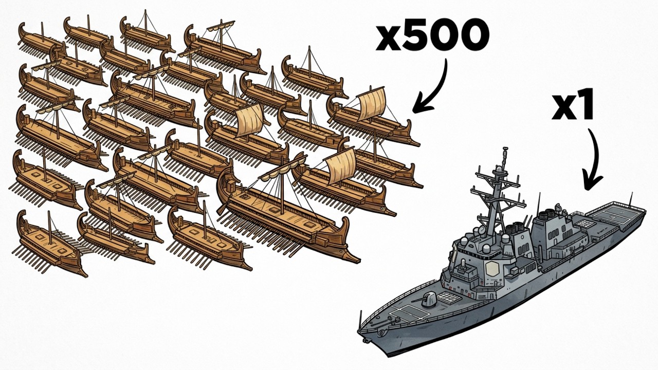 What If a Modern Destroyer Fought the Roman Navy?