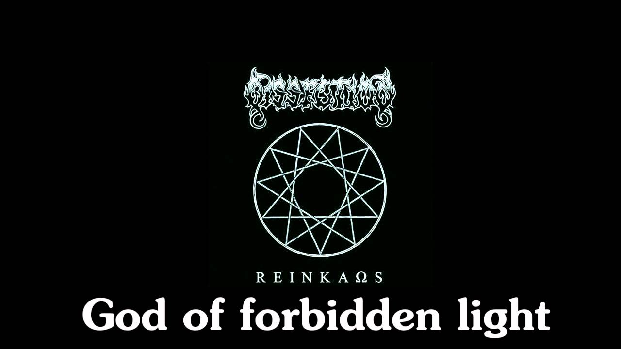 Dissection - God of forbidden light cover