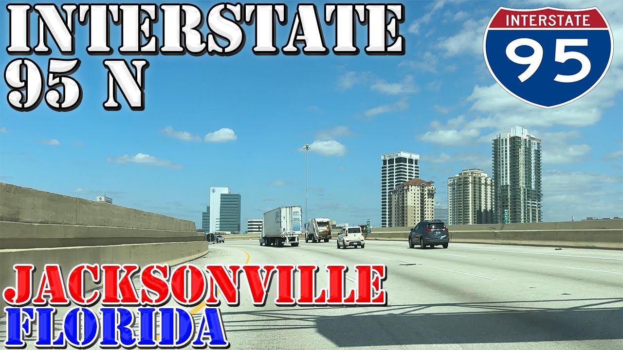 I-95 North - Jacksonville - Florida - 4K Highway Drive - 2024