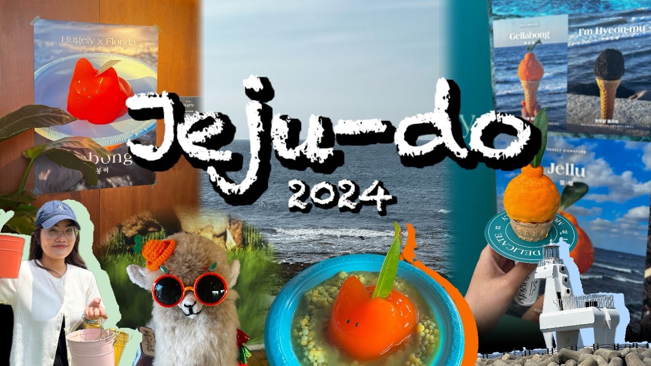 Jeju road trip 2024 | Ep1 ขับรถ เที่ยวทะเลเชจู กินบะหมี่หมูดำ ให้อาหารอัลปาก้า 