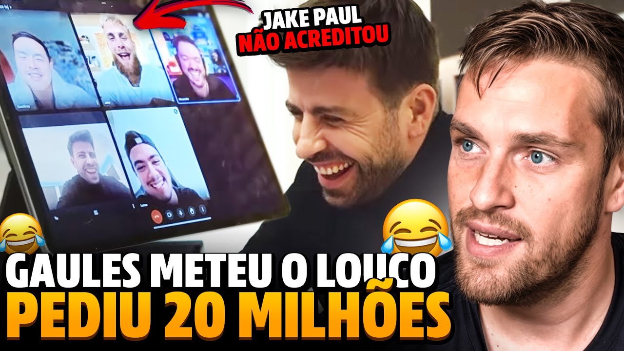 Apoka reage à negociação INSANA entre Gaules e Jake Paul! 😂💰