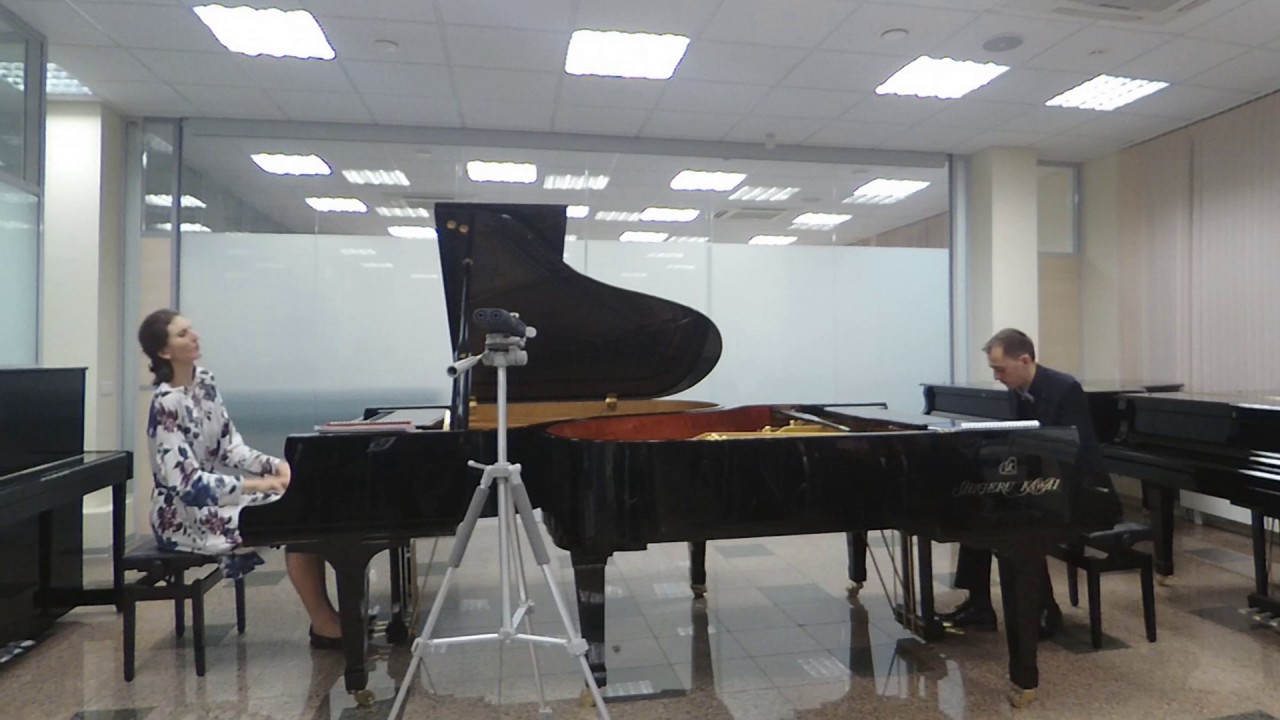 Aventure Piano Duo: А. Аренский, сюита №4 для двух фортепиано.