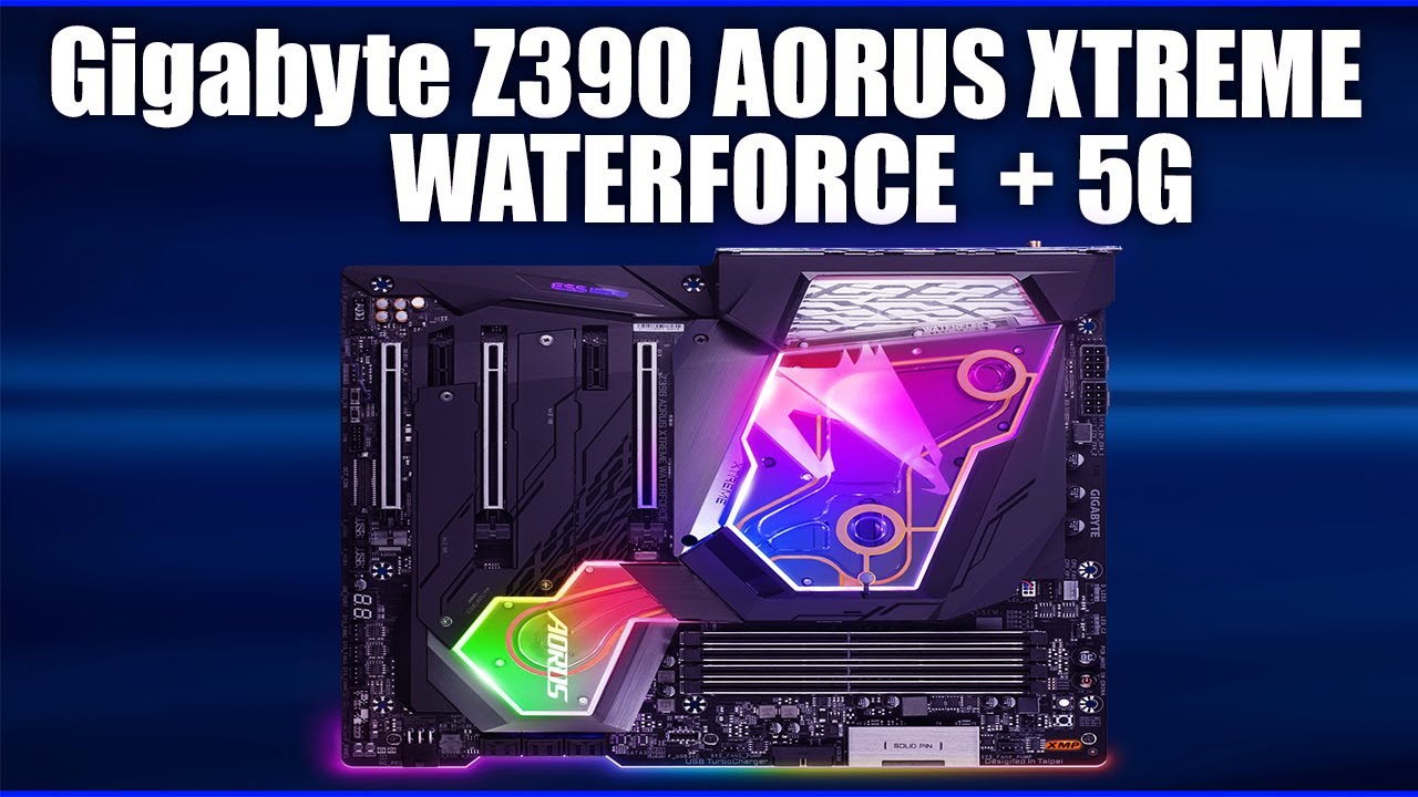 Материнская плата Gigabyte Z390 AORUS XTREME WATERFORCE (5G)