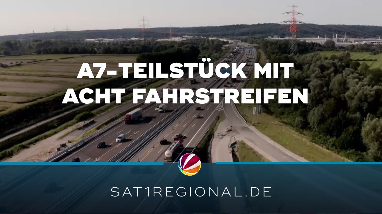 Acht Fahrstreifen: A7-Teilst&uuml;ck in Hamburg wird freigegeben