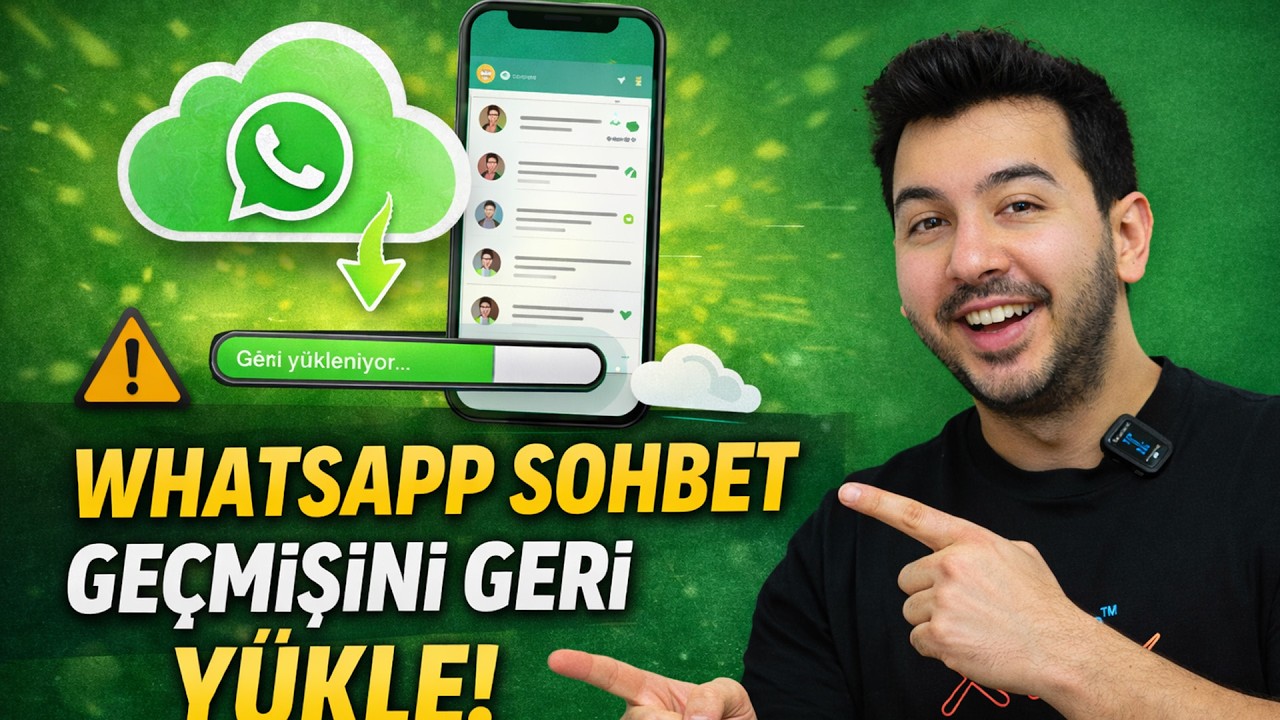 WhatsApp Sohbet Geçmişini Geri Yükleme | Takılma ve Hata Sorununu Çözün 2026