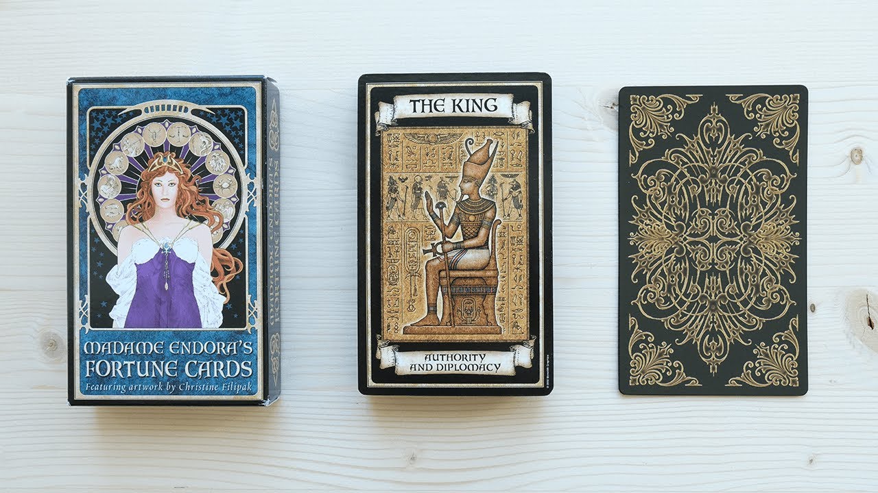 Madame Endora's Fortune Cards Flip Through