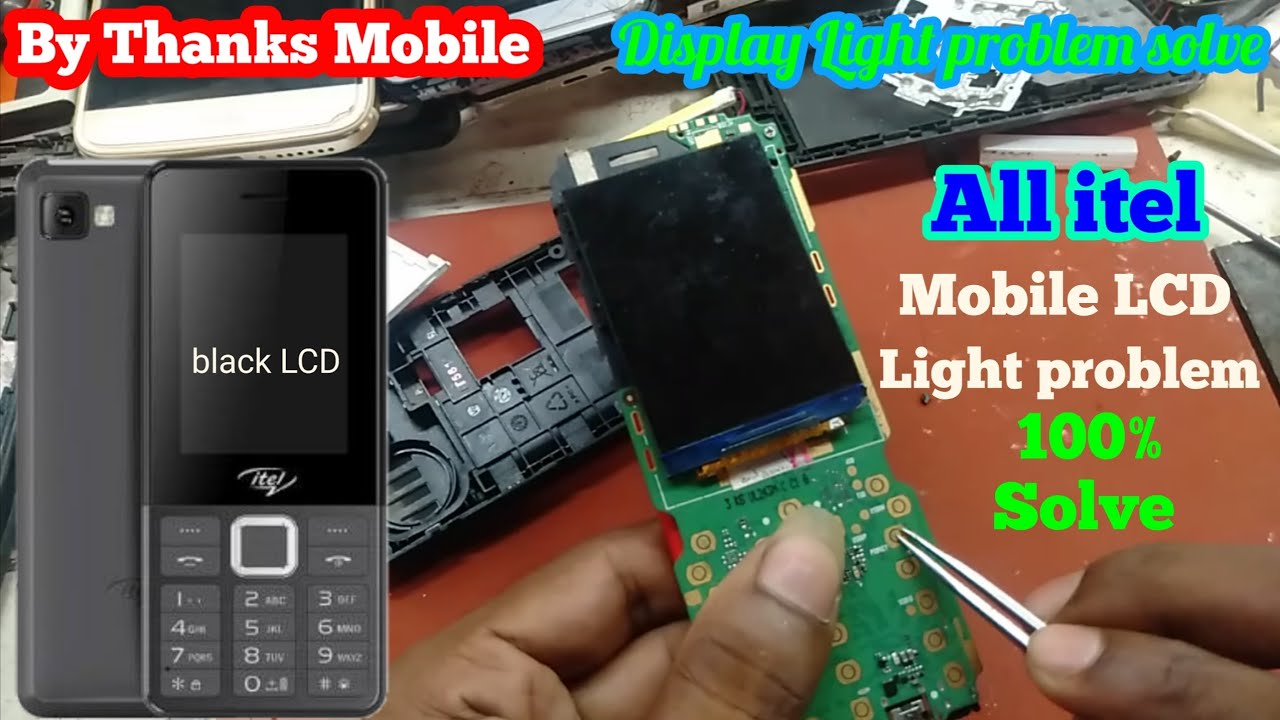 itel it5056 display light problem / 100% working/ by thanks mobile
