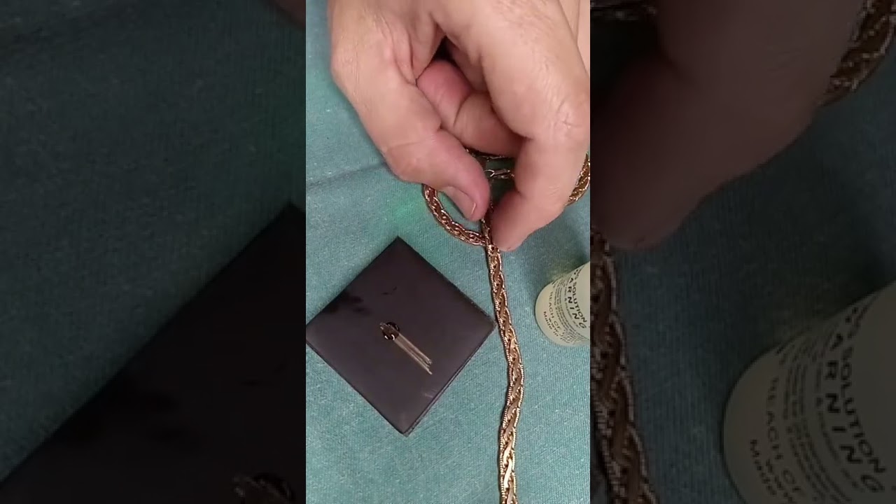 Testing Fake 14K Gold Chain - A lesson for Jewelers