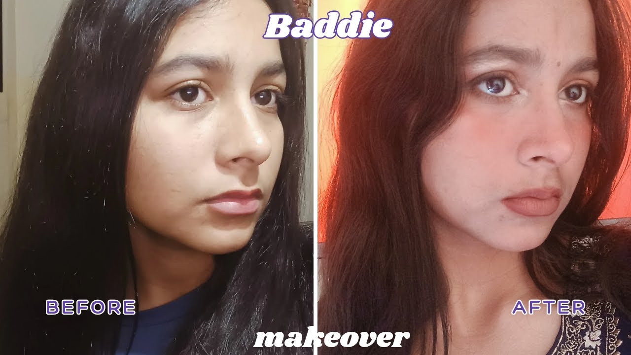 From normal to BADDIE real quick 💄( WITH MY OLD MAKEUP ) 😯😯