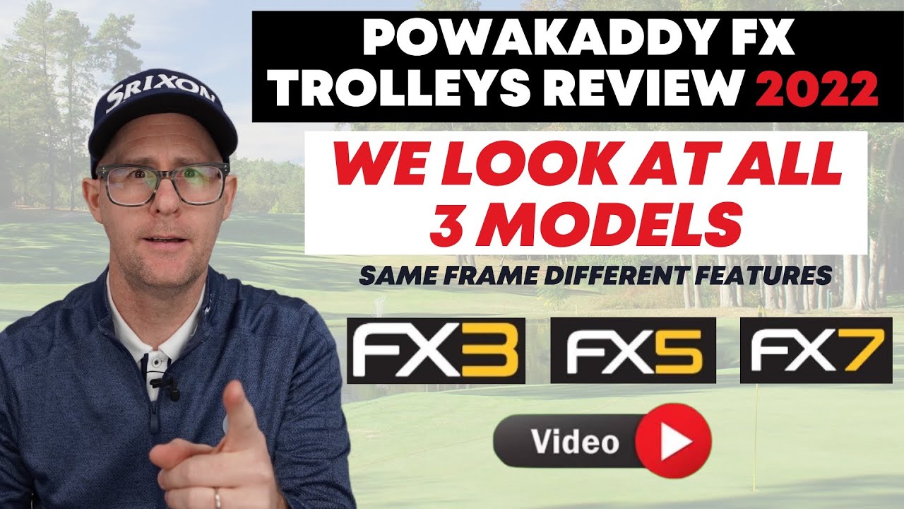 Тележки Powakaddy FX3/FX5/FX7 CT6 и CT8