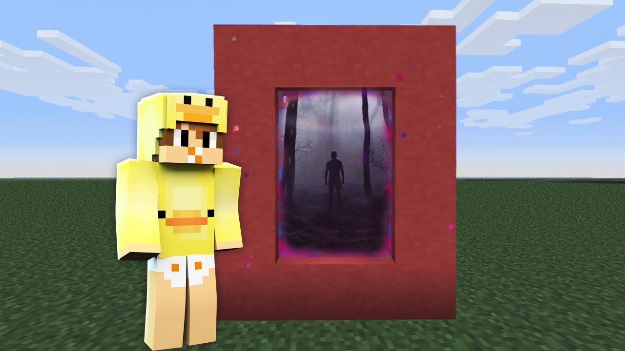 Minecraft - SCARY PORTAL vs SCARY PORTAL - HOW TO PORTAL TO OUR WORST NIGHTMARES!!