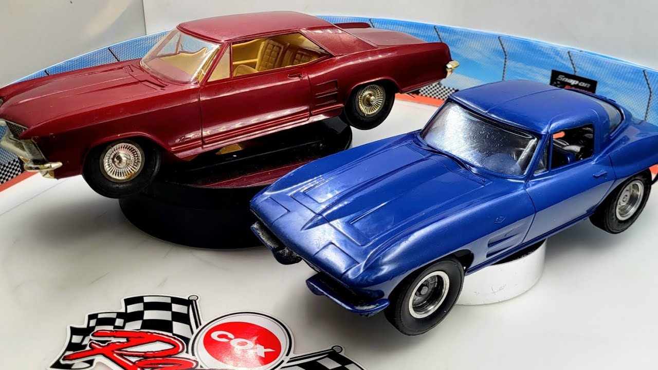 Cox .049 Riviera vs Corvette 💪 Nitro Tether Car Shootout ! on the 39 ft Diameter Circle 🔵 🔴 