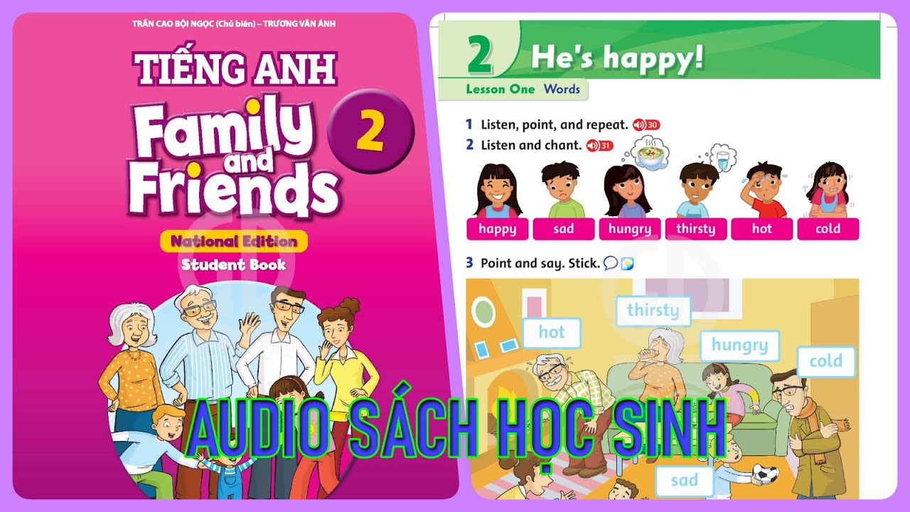 Unit 2 He's Happy! Audio Sách Học Sinh Tiếng Anh 2 Family And Friends National Edition Student Book