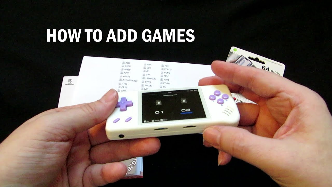 Anbernic RG28XX Как добавить игры LPOS
