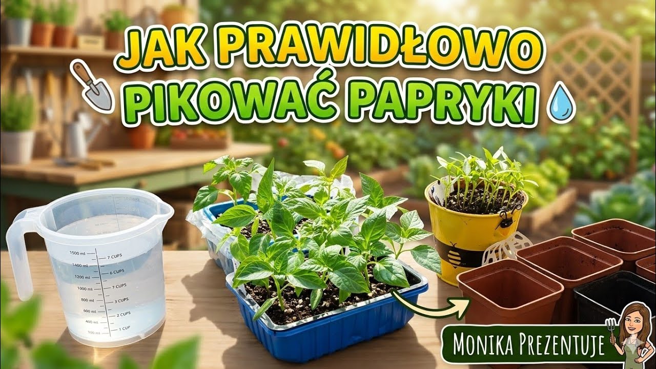 Jak pikuje papryki? oraz trochę innych roślin #garden 30.04.2026