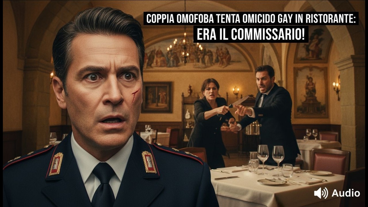 Coppia omofoba tenta omicidio gay in ristorante: era il commissario!