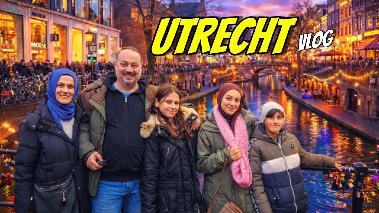 UTRECHT Bu Kadar Güzel miydi? GEZDİK, YEDİK, EĞLENDİK! 🇳🇱❄️
