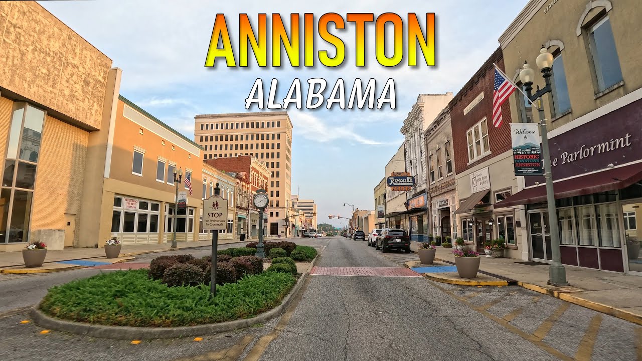 Anniston Alabama Driving Through