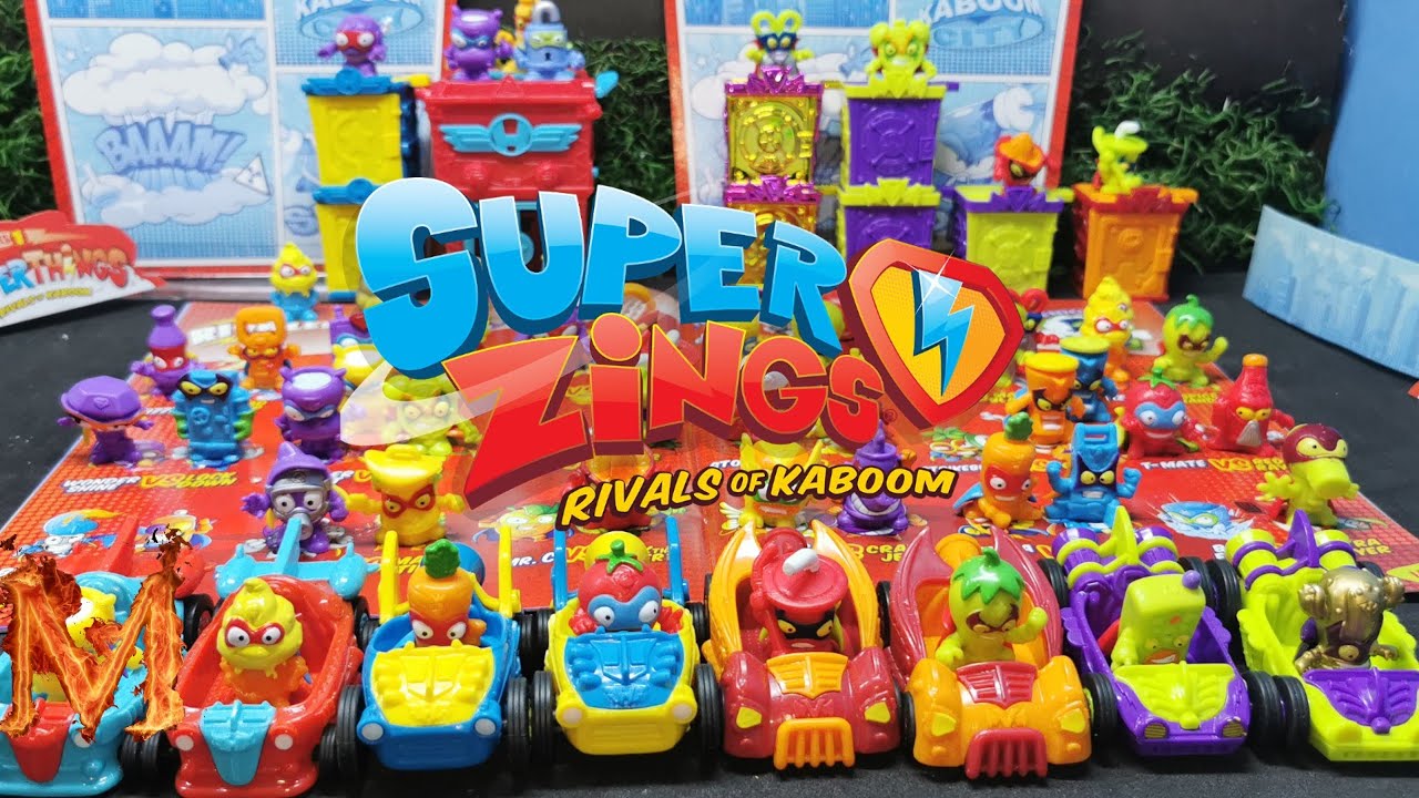 Superzings Colección de carros completa de Kaboom City serie 1 | superthings (parte cuatro)