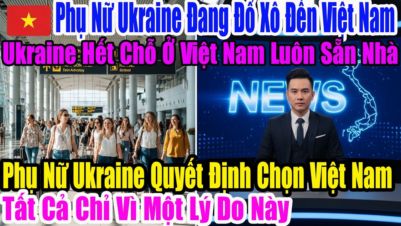 Phụ nữ Ukraine đổ xô đến Việt Nam! Rời bỏ Mỹ và châu Âu, chọn Sài Gòn để bắt đầu cuộc sống mới.