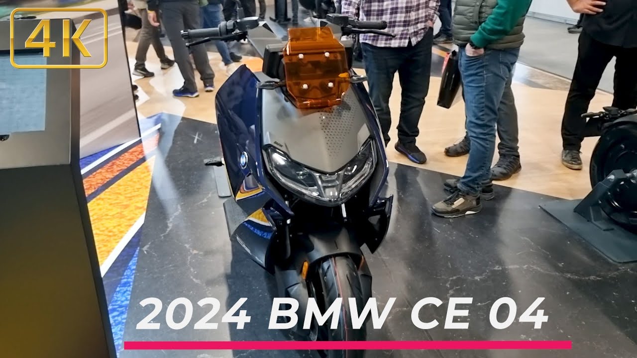 Best New BMW CE 04 Electric Scooter 2024