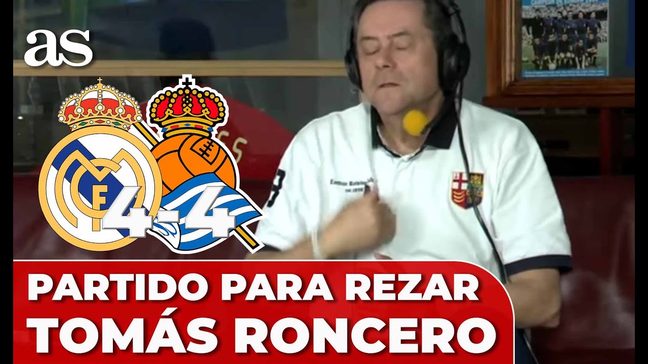 El partido de RONCERO fue una AUTÉNTICA LOCURA en el REAL MADRID 4 - REAL SOCIEDAD 4