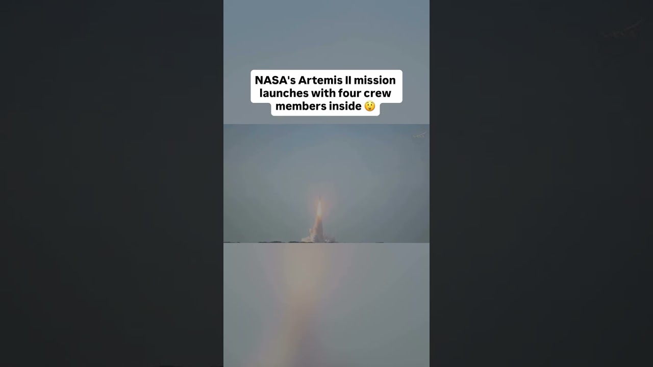 Вау 😯 Первая пилотируемая миссия на Луну с 1972 года 🚀 (через @nasa/IG)