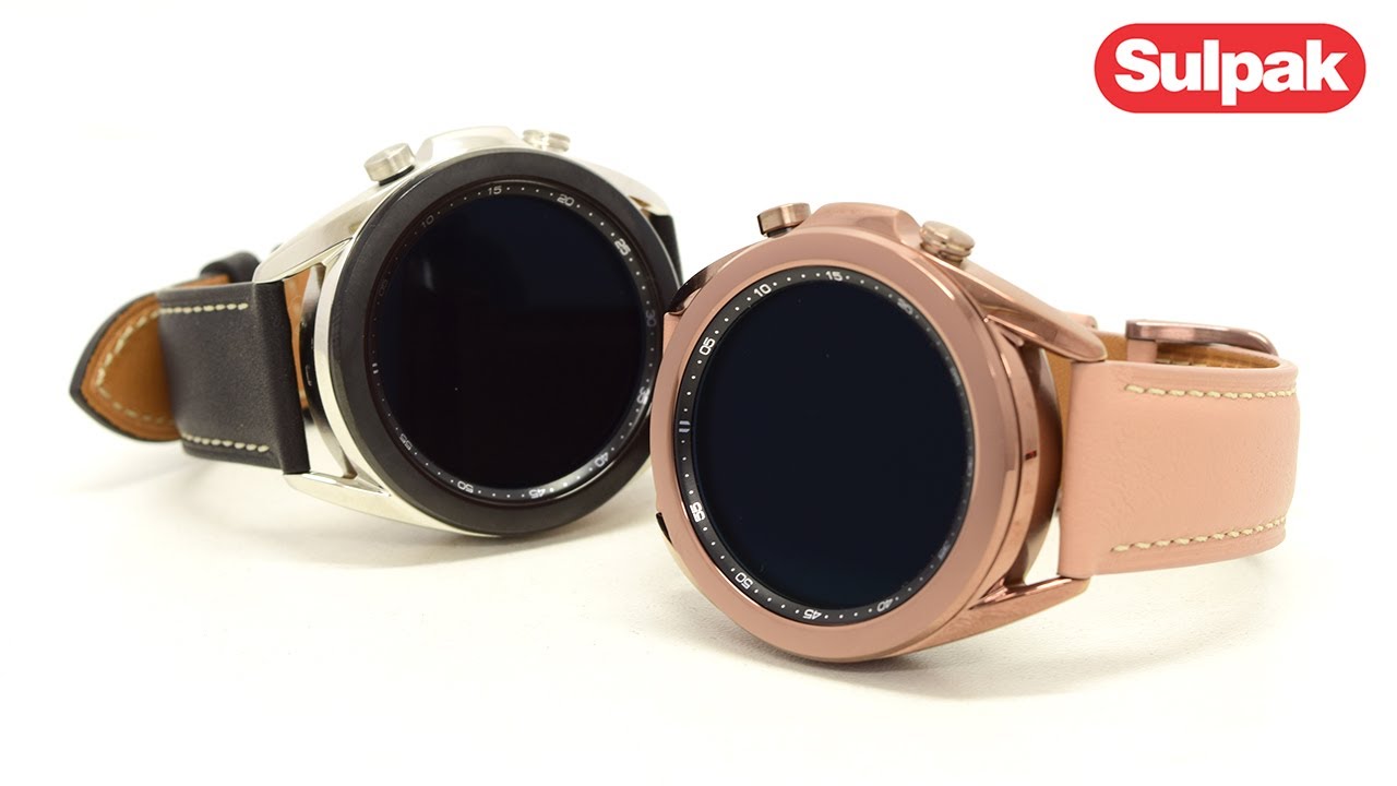 Смарт часы Samsung Galaxy Watch 3 Stainless 41mm Bronze (SM-R850NZDACIS) распаковка