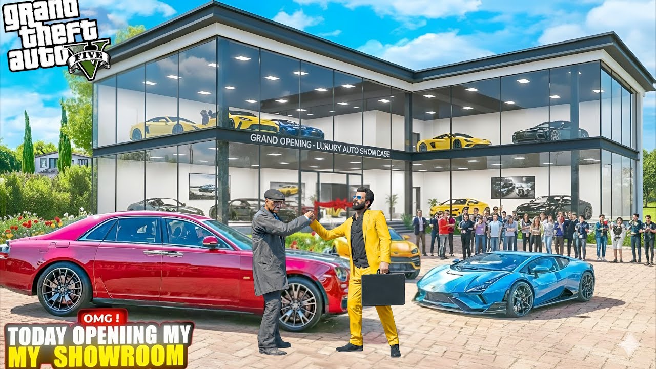 FINALLY MICHAEL OPEN HIS OWN LUXURY CAR SHOWROOM | GTA 5 GAMEPLAY #2