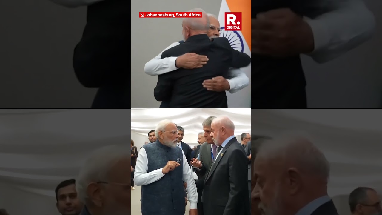PM Modi Attends IBSA Meet With Presidents Lula & Ramaphosa in Johannesburg