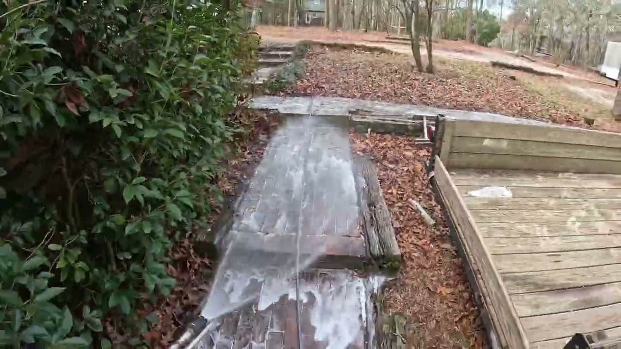 How To Soft Wash a home ( START TO FINISH! ) also cleaning gutters and pavers! Watch This!