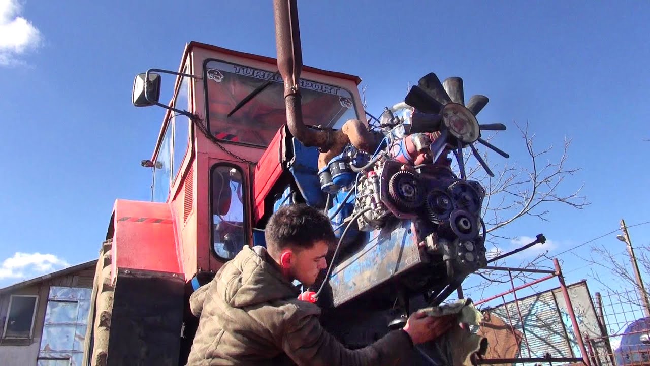 Defective oil pump change-Tractor UTB 650-Schimbare pompă de ulei defectă