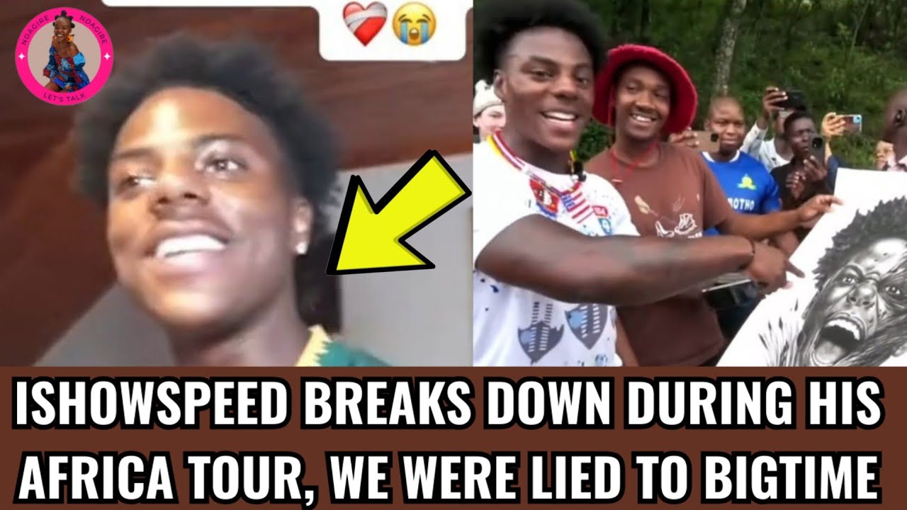 Ishowspeed breaks down during his Africa Tour After realising this, Must See #america #diaspora 