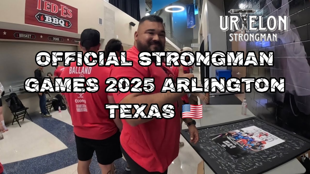 URIELON EN OFFICIAL STRONGMAN GAMES 2025 ARLINGTON TEXAS 🇺🇲 